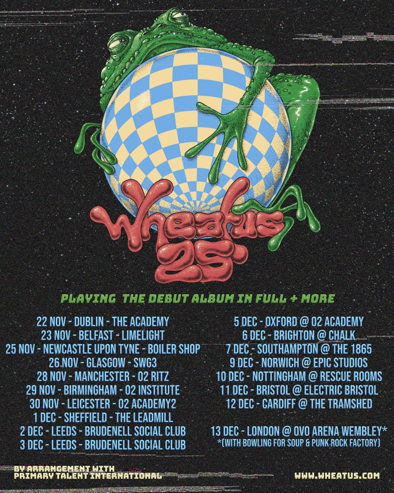 Wheatus 25th Anniversary Tour Tour Poster